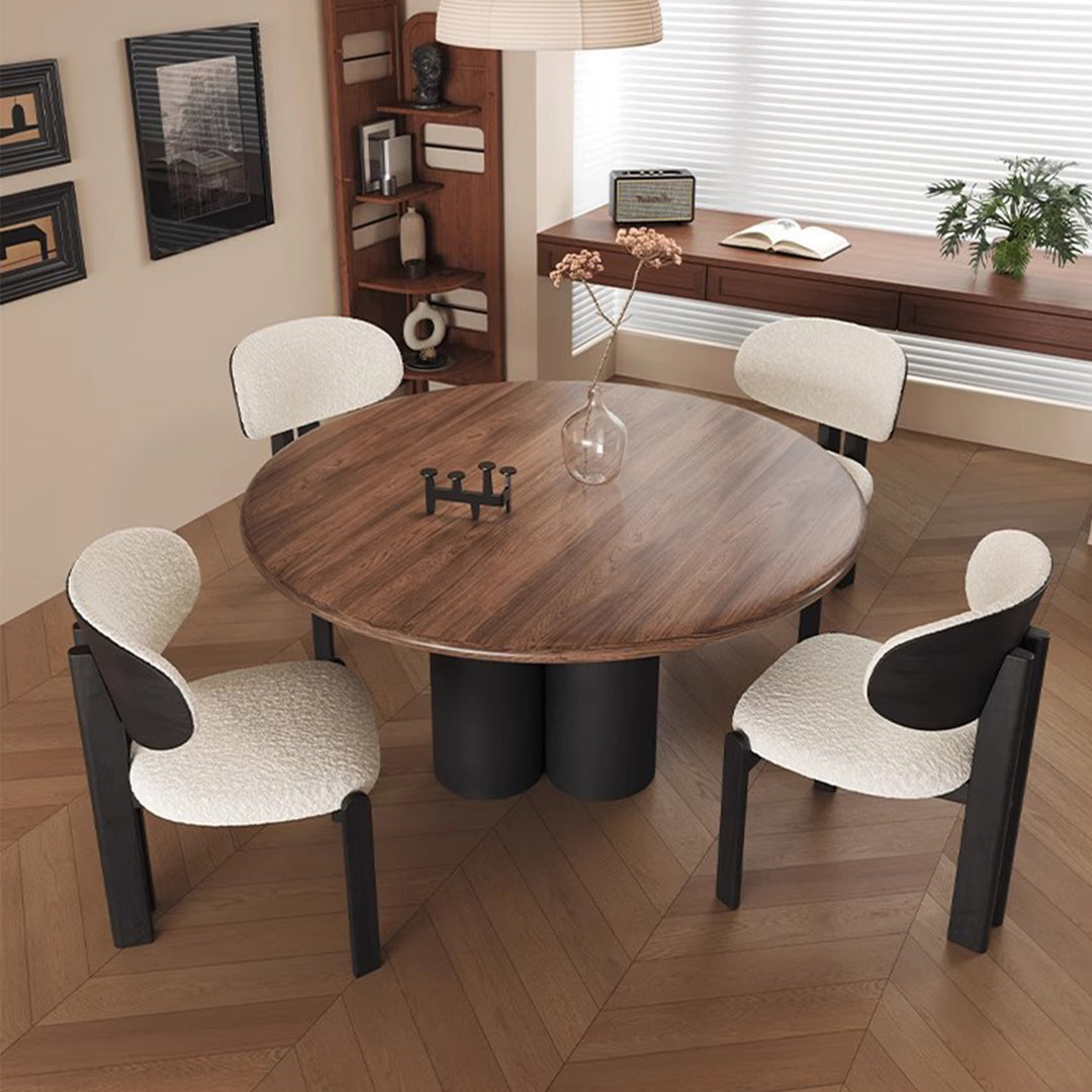 MAS-3184 Masdio Modern Boucle Dining Chair
