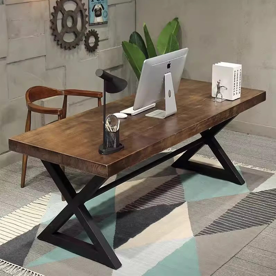 MAS-3193 Masdio Industrial Solid Wood Dining Table