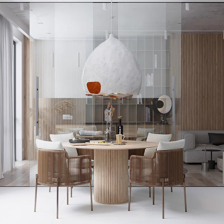 MAS-3194 Masdio Japandi Solid Wood Dining Table