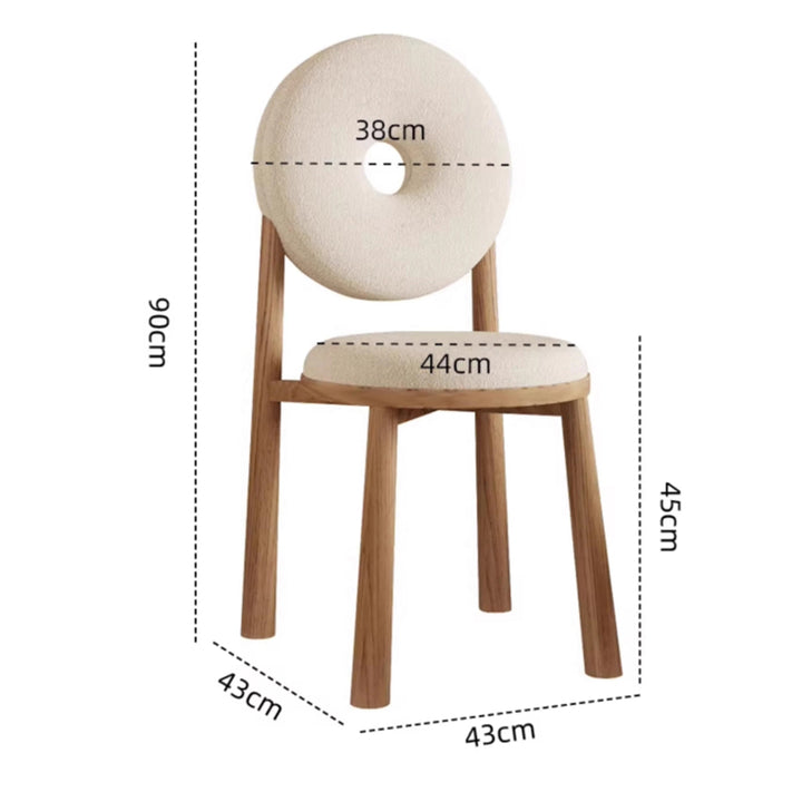 MAS-3198 Masdio Modern Solid Wood Dining Chair