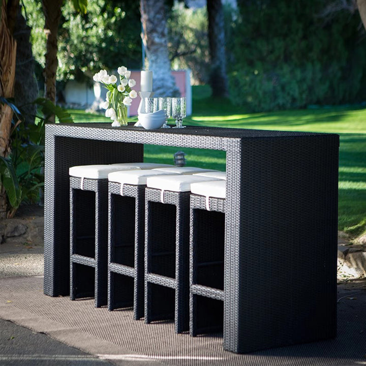 MAS-3202 Masdio Modern Outdoor Bar Table & Chairs