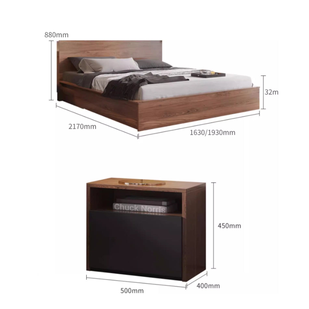 MAS-3206 Masdio Japanese Storage Bedframe