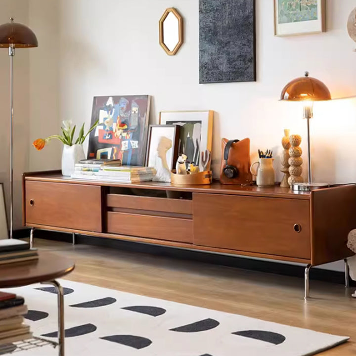 MAS-3264 Masdio Retro Solid Wood TV Console