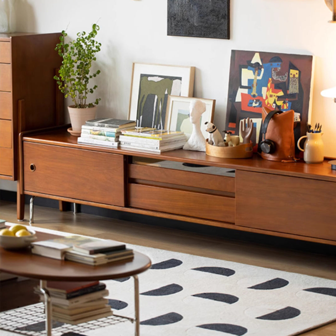MAS-3264 Masdio Retro Solid Wood TV Console