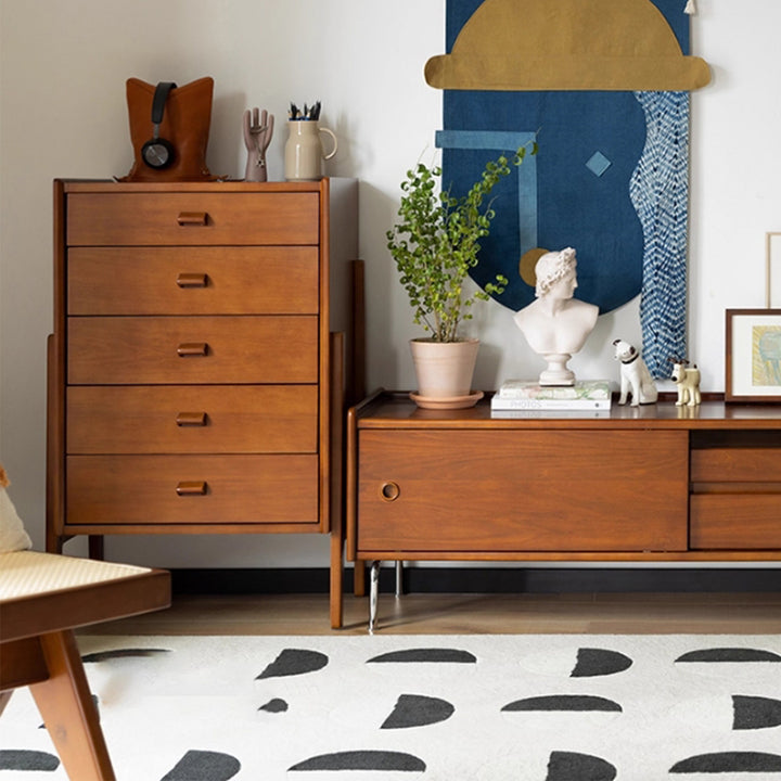MAS-3264 Masdio Retro Solid Wood TV Console