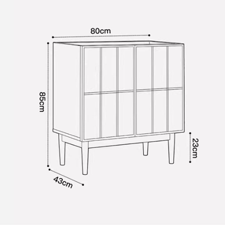 MAS-3281 Masdio Modern Solid Wood Sideboard