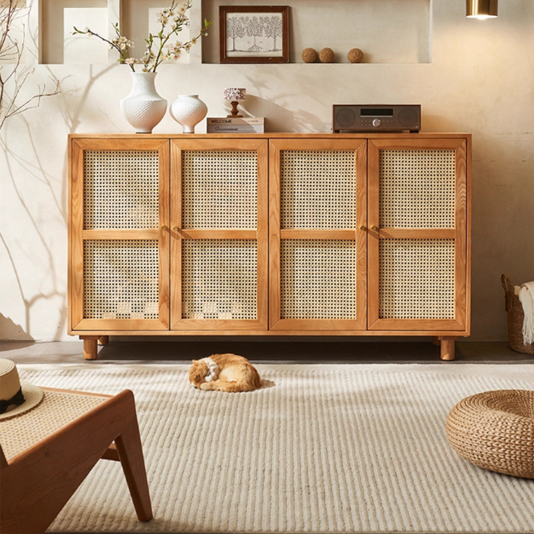 MAS-3289 Masdio Japandi Rattan Sideboard