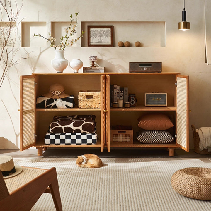 MAS-3289 Masdio Japandi Rattan Sideboard