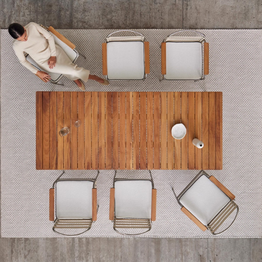 MAS-3389 Masdio Modern Solid Wood Outdoor Table