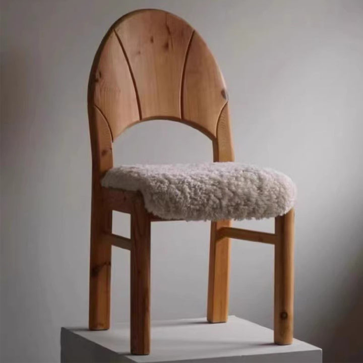 MAS-3457 Masdio Vintage Solid Wood Dining Chair