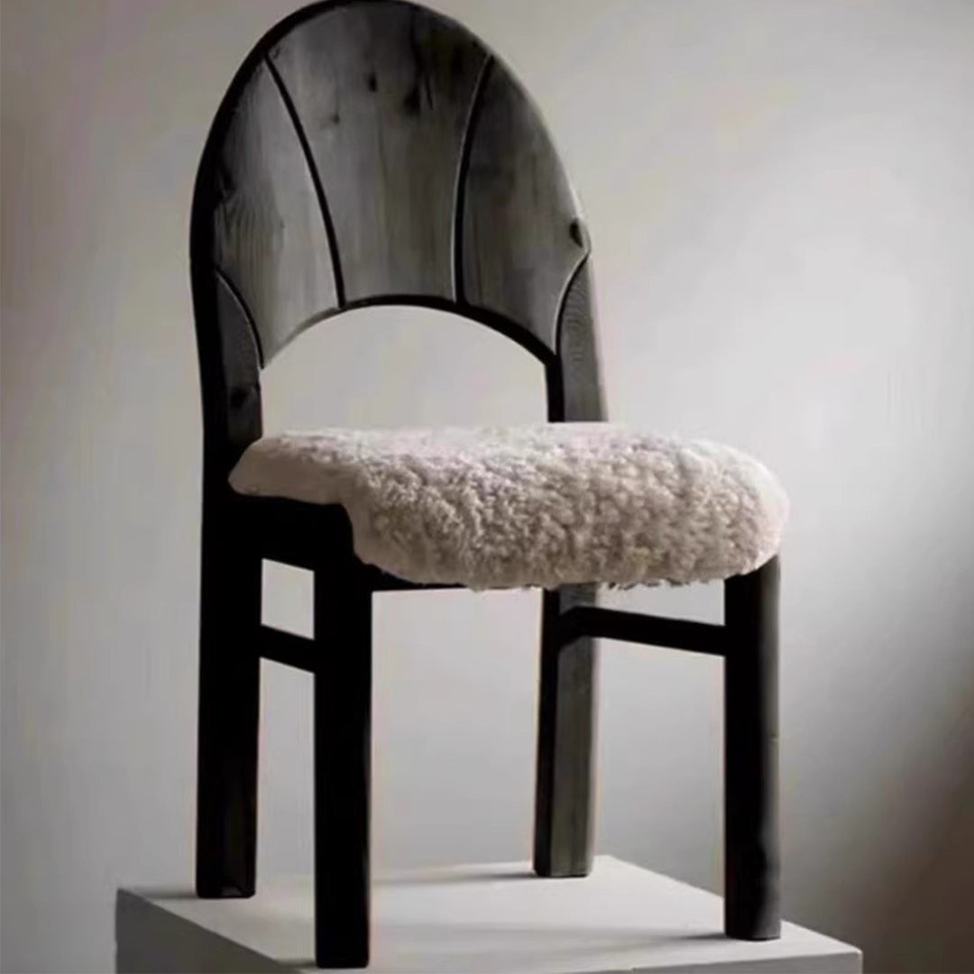 MAS-3457 Masdio Vintage Solid Wood Dining Chair