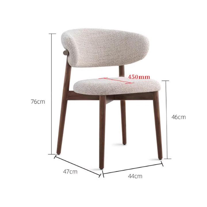 MAS-3568 Masdio Modern Fabric Dining Chair
