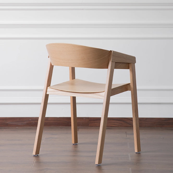 MAS-3595  Masdio Scandinavian Solid Wood Dining Chair
