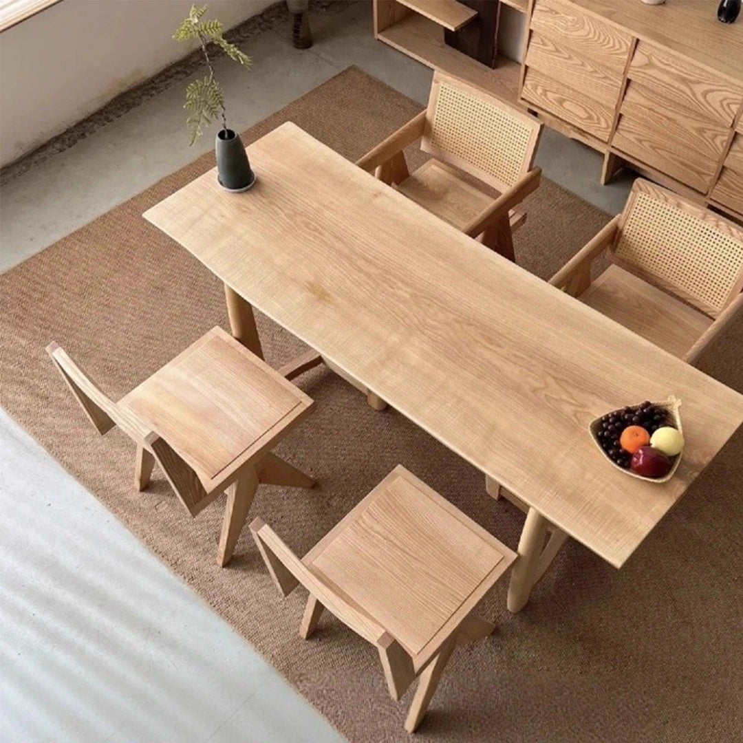 MAS-3596 Masdio Oak Wood Dining Table Slab