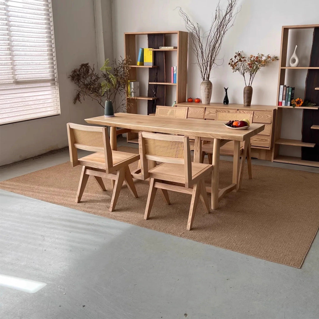 MAS-3596 Masdio Oak Wood Dining Table Slab