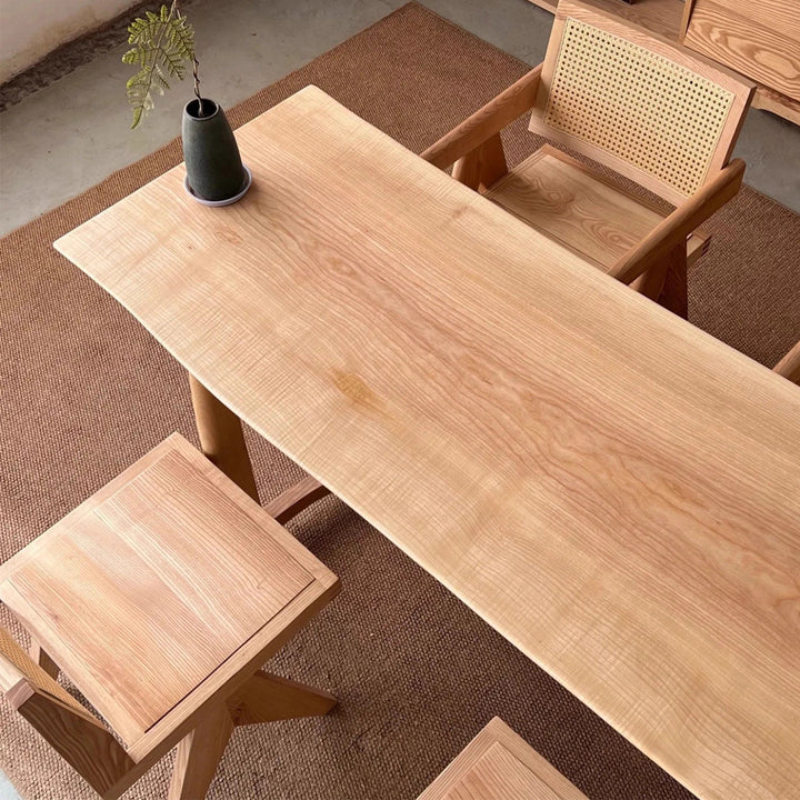 MAS-3596 Masdio Oak Wood Dining Table Slab