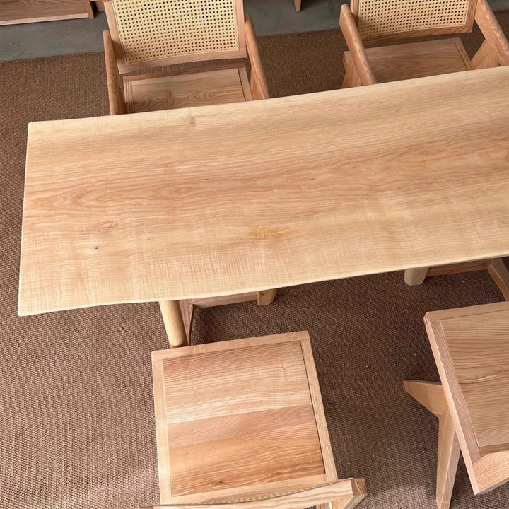 MAS-3596 Masdio Oak Wood Dining Table Slab