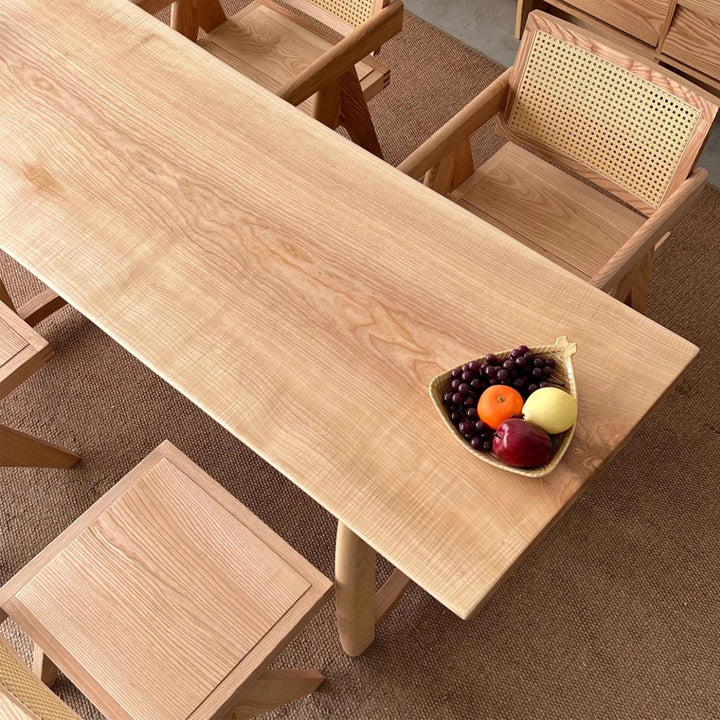 MAS-3596 Masdio Oak Wood Dining Table Slab