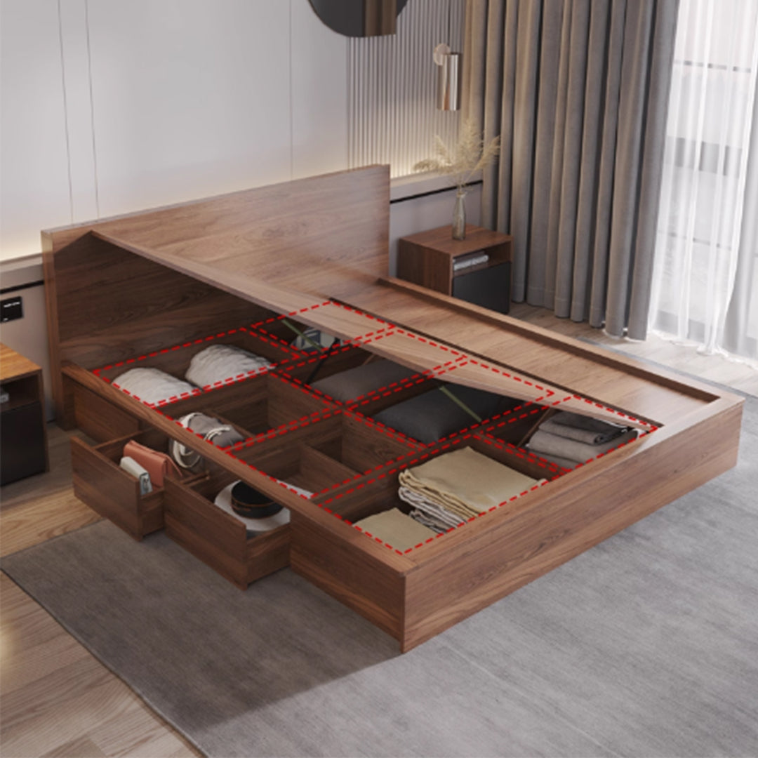 MAS-3597 Masdio Japanese Storage Bedframe