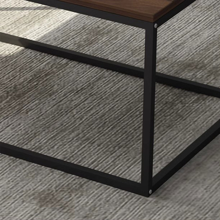 MAS-1388 Masdio Marble and Steel Minimalist Coffee Table Masdio