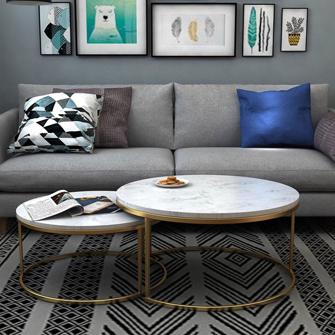 MAS-1383 Masdio Marble Round Coffee Table Masdio