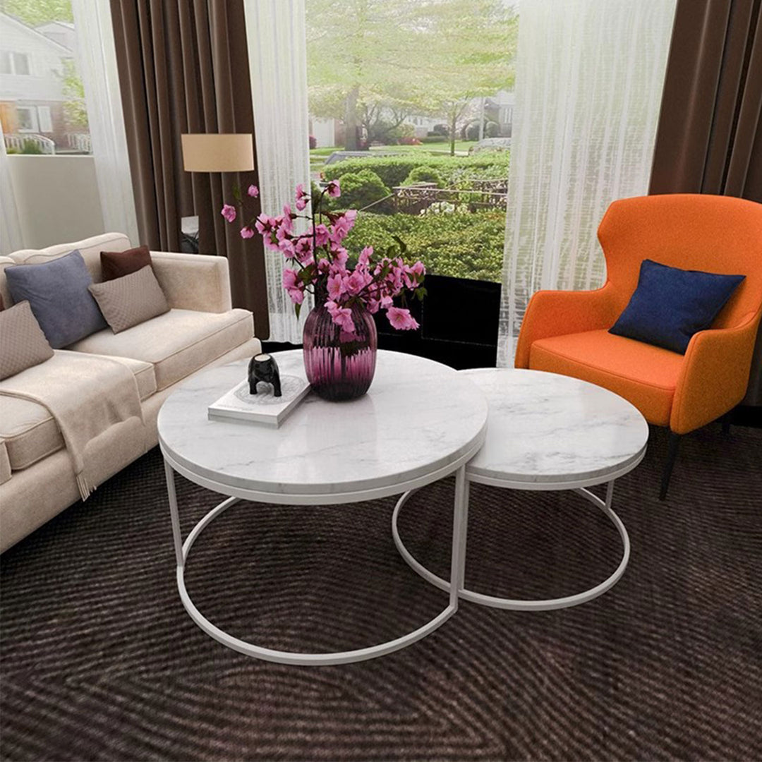 MAS-1383 Masdio Marble Round Coffee Table Masdio