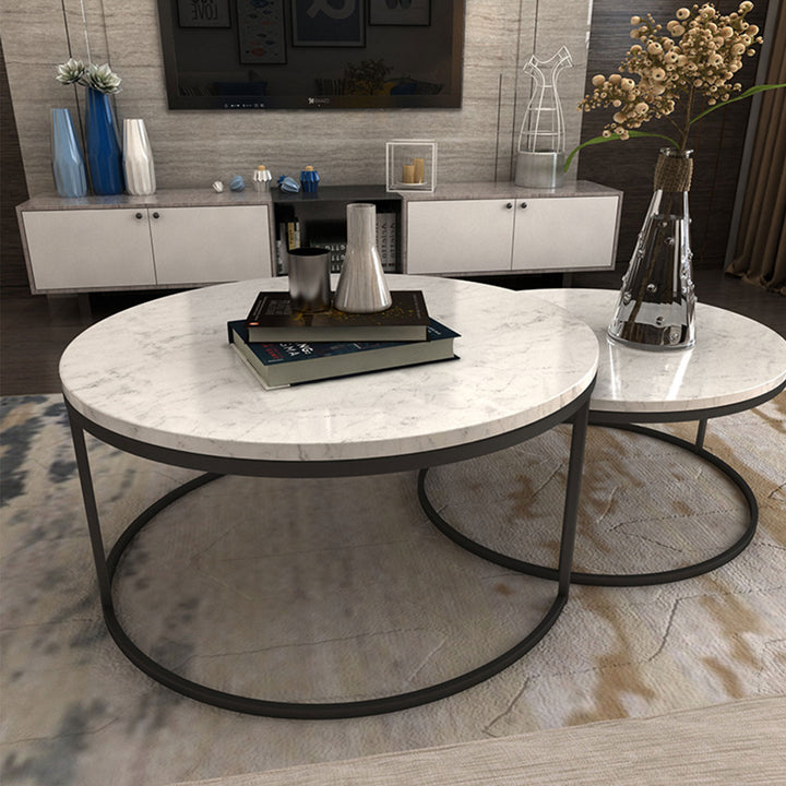 MAS-1383 Masdio Marble Round Coffee Table Masdio