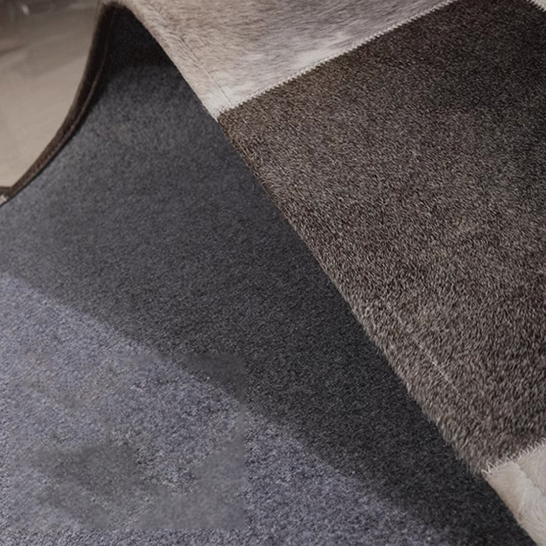 Masdio Modern Cowhide Leather Rug Masdio