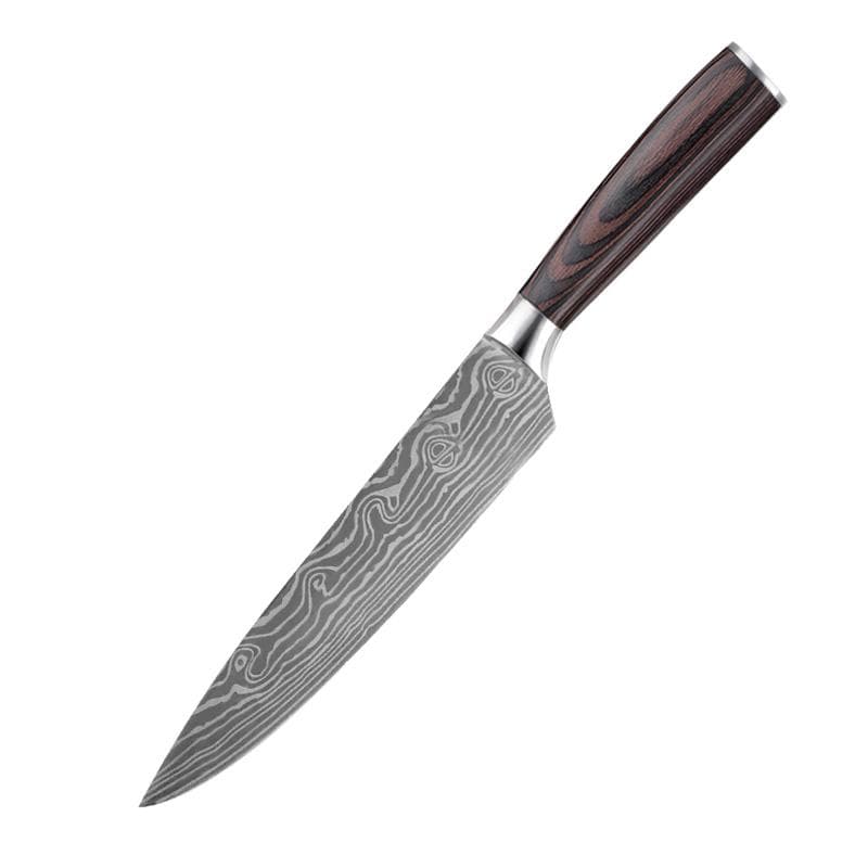 Masdio Oakwood Chef Knife Present Them
