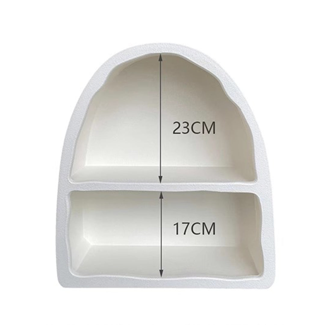 MAS-1329 Masdio Scandinavian White Arched Wall Cabine Masdio