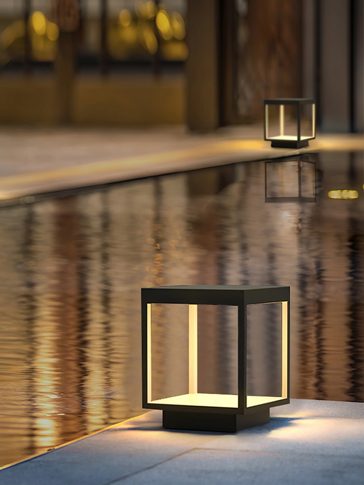 Masdio Square Frame Fence Post Garden Light Masdio