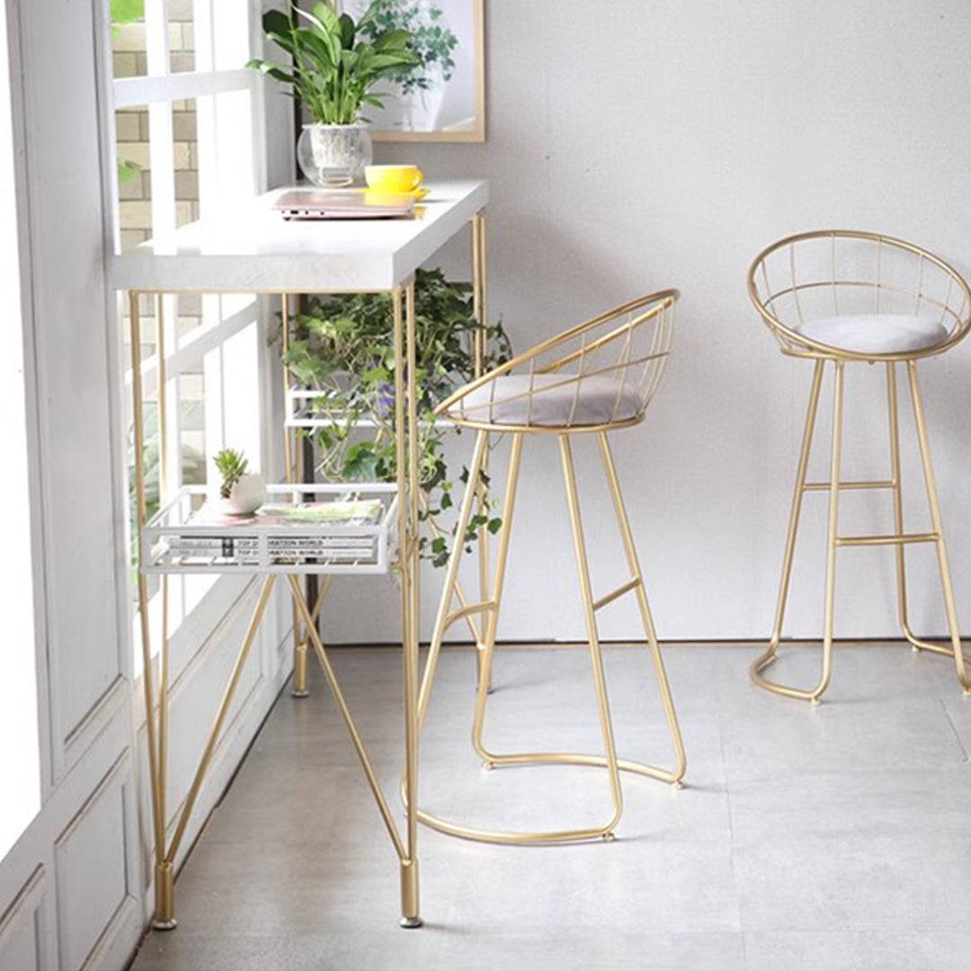 MAS-1344 Masdio Metal Bar Stool for Island Counters Masdio