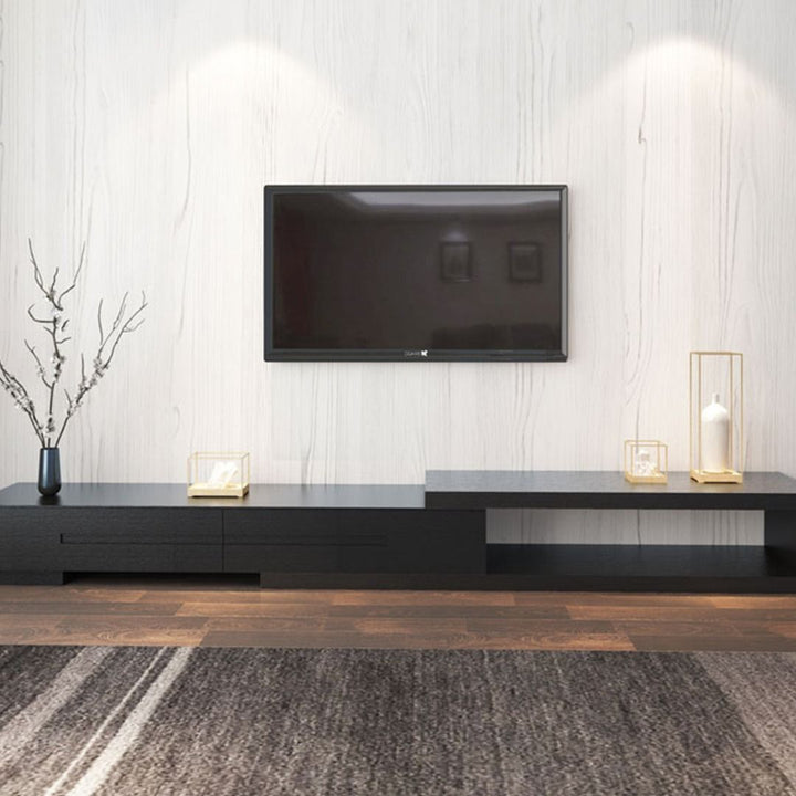 Minimalist Extendable TV Console Present Them