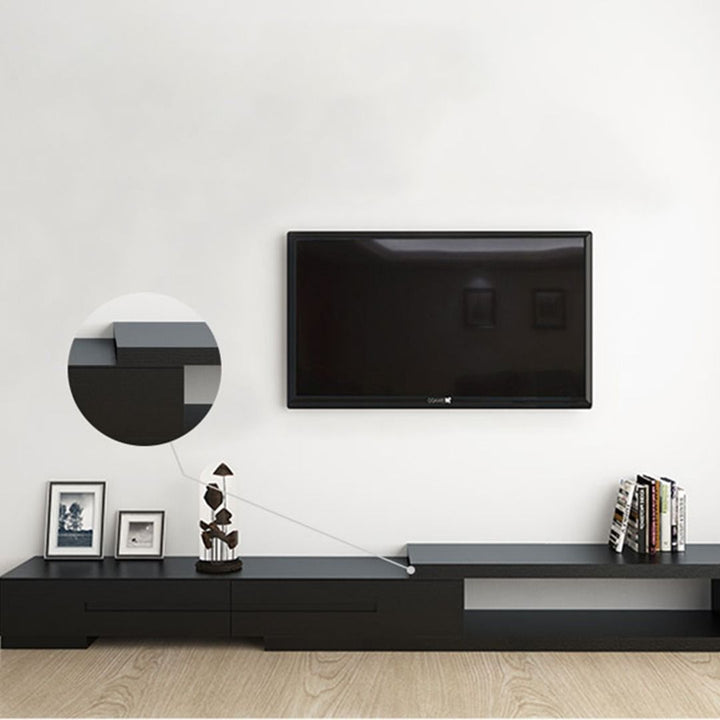 Minimalist Extendable TV Console Present Them