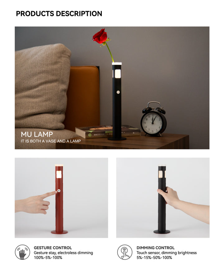 Minimalist Style Metal Table Lamp Masdio