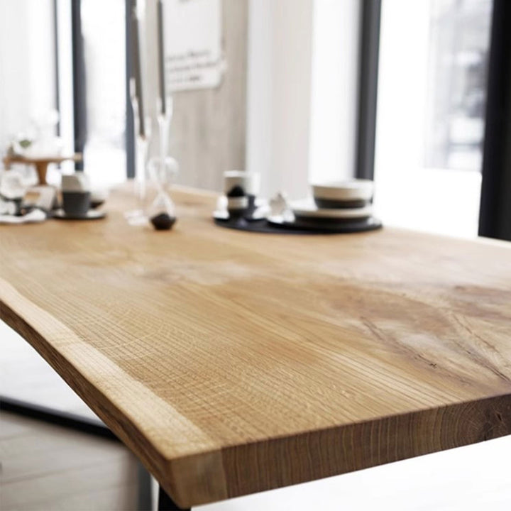MAS-1391 Madsio Modern Contemporary Sleek Minimalist Wooden Top Table Masdio
