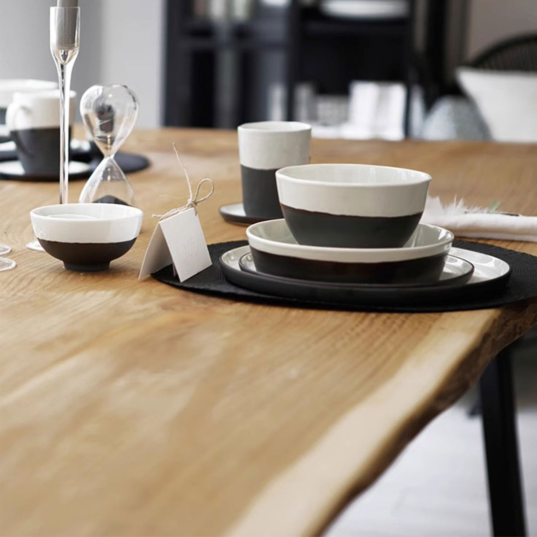 MAS-1391 Madsio Modern Contemporary Sleek Minimalist Wooden Top Table Masdio