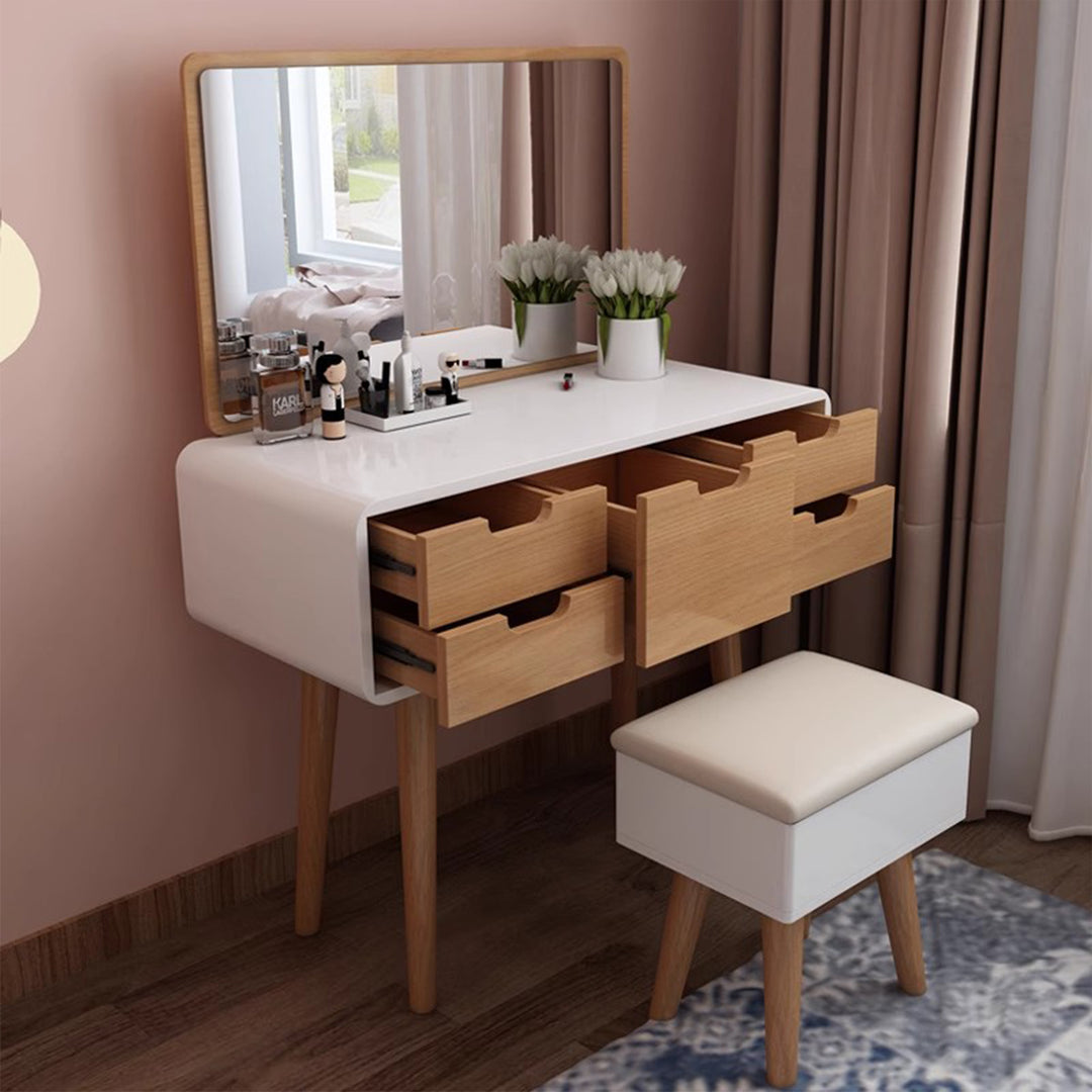 MAS-1363 Masdio Modern Dressing Vanity Storage Table Set Masdio
