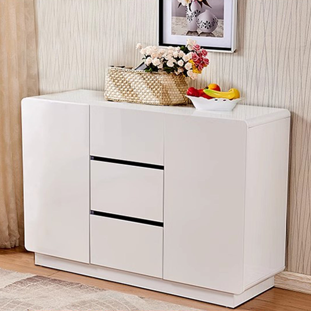 Modern High Gloss Sideboard Storage Cabinet Present Them