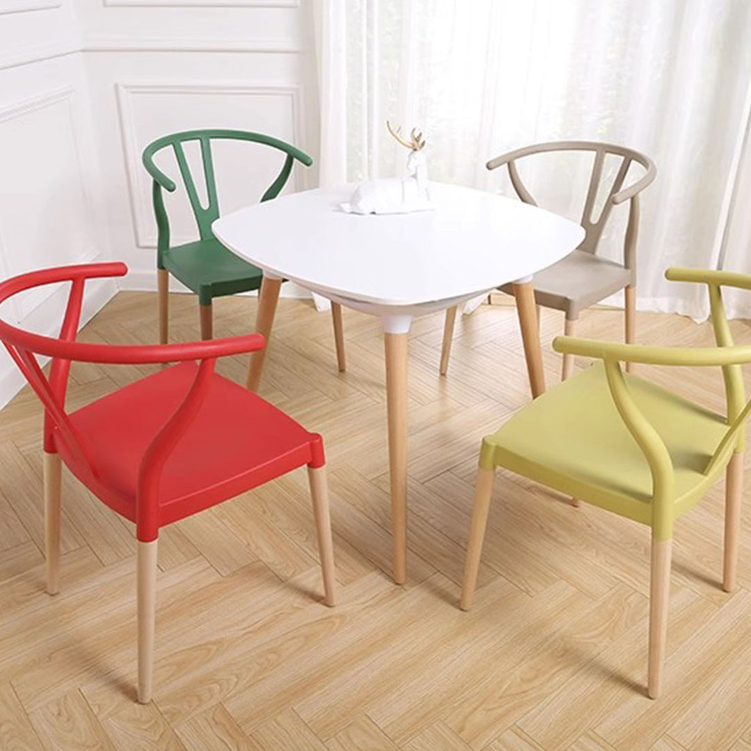 Modern Slat Back Dining Chair Present Them