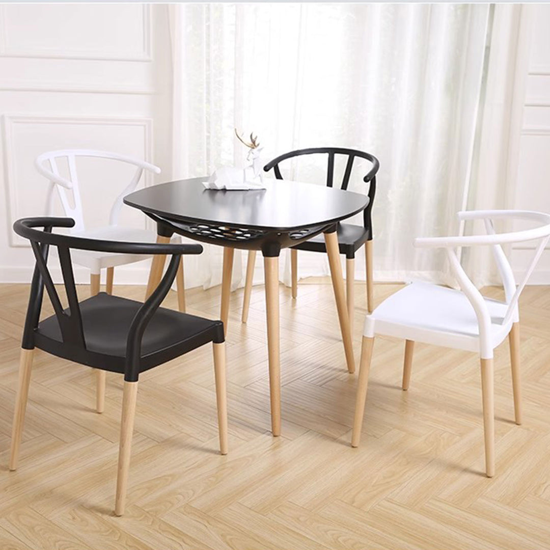 Modern Slat Back Dining Chair Present Them