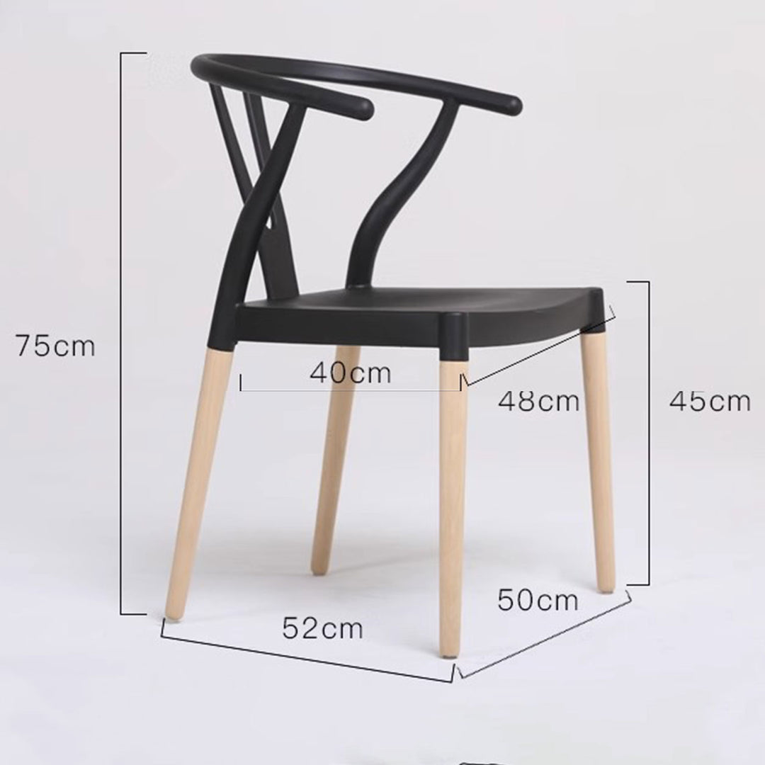 Modern Slat Back Dining Chair Present Them