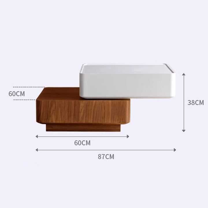 MAS-1242 Masdio Modern Wood Coffee Table Present Them