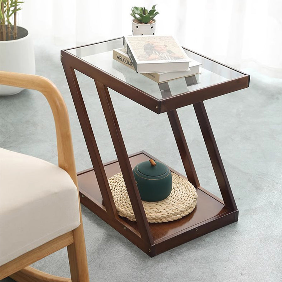 MAS-1233 Masdio Modern Z-Shaped End Table Present Them