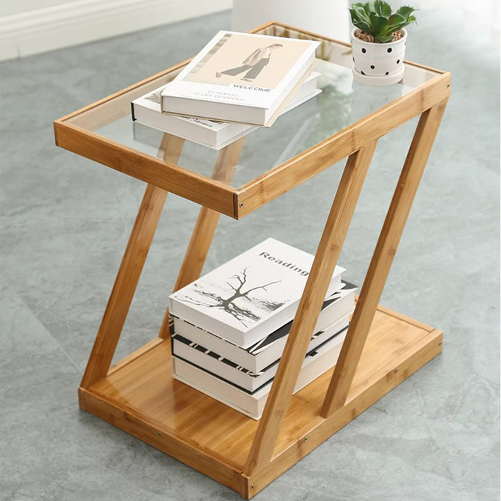 MAS-1233 Masdio Modern Z-Shaped End Table Present Them