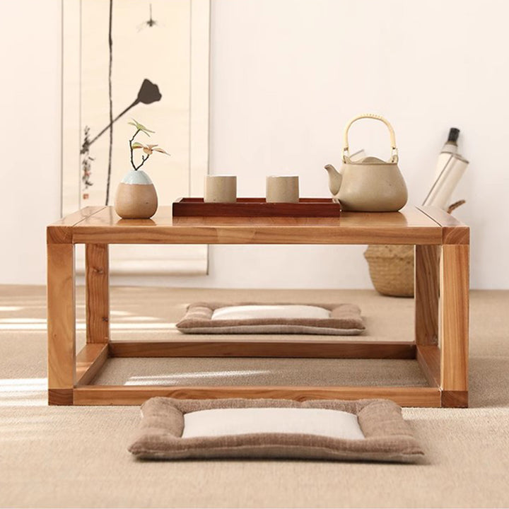 MAS-1194 Presenthem Natural Wood Coffee Table Present Them