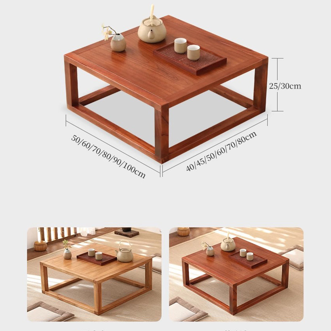 MAS-1194 Presenthem Natural Wood Coffee Table Present Them