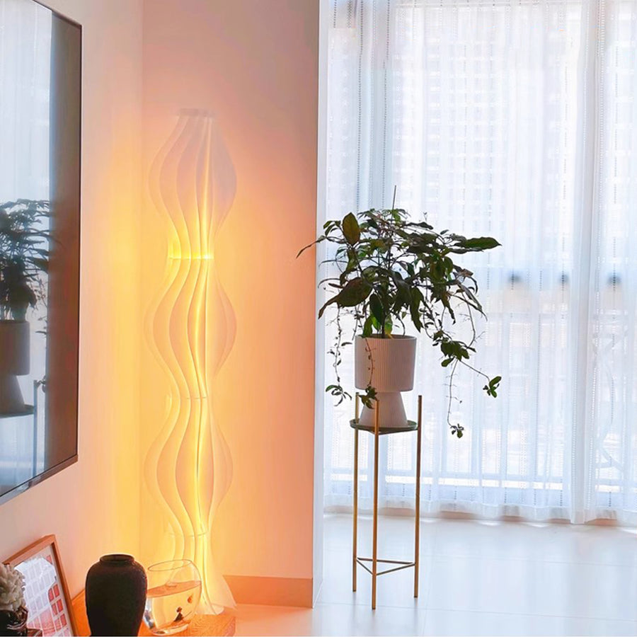 MAS-1376 Masdio Nordic White Grass Skirt Floor Lamp Masdio