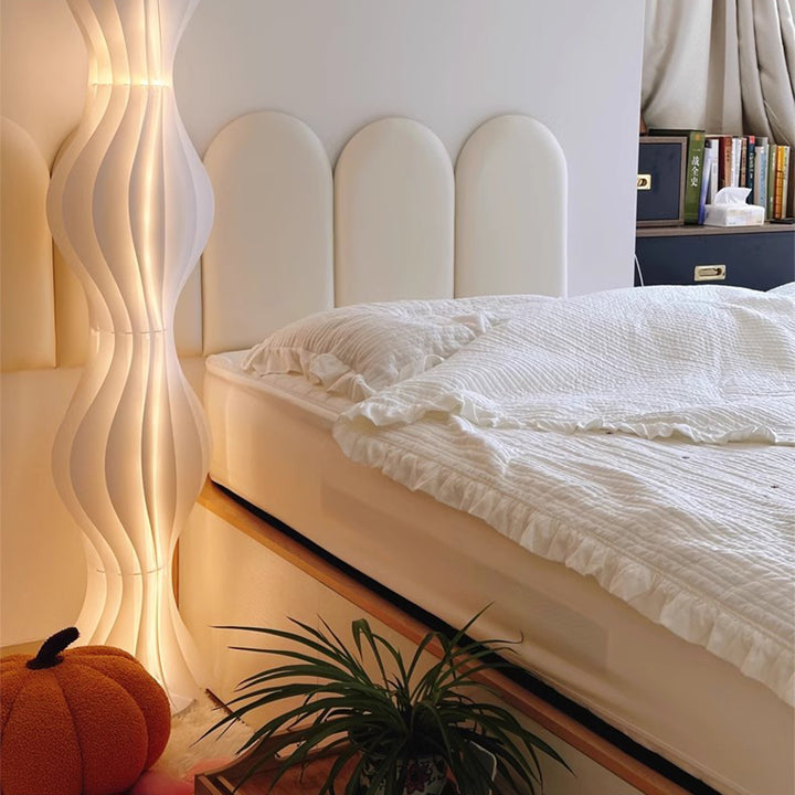 MAS-1376 Masdio Nordic White Grass Skirt Floor Lamp Masdio
