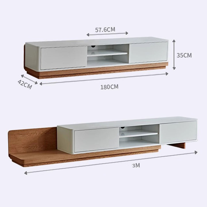 Versatile Extendable TV Stand Present Them
